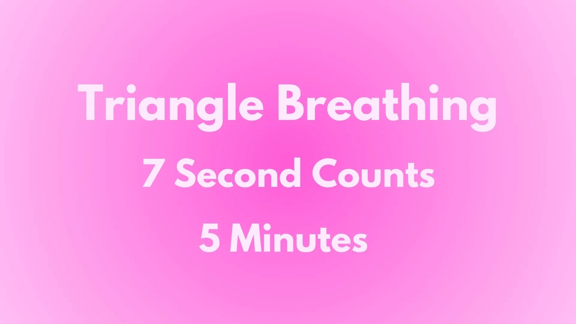 Triangle Breathing